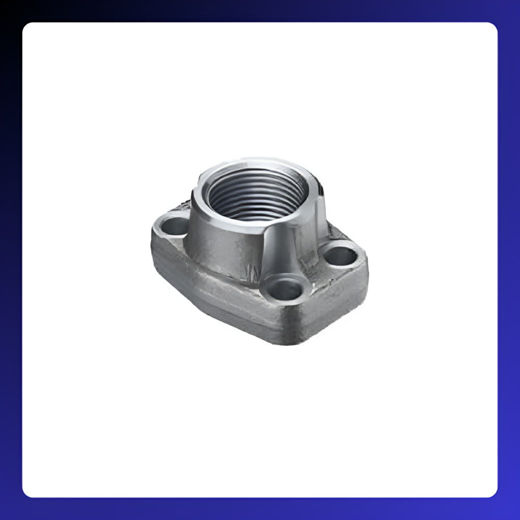 A "SAE flange" refers to a type of hydraulic flange designed and manufactured according to standards set by the Society of Automotive Engineers (SAE), typically used in high-pressure oil hydraulic systems, featuring a 4-bolt connection and often categorized as "Code 61" (for 3000 PSI pressure rating) or "Code 62" (for 6000 PSI pressure rating), with the key feature being a split design for easy assembly and disassembly; essentially, it's a reliable, high-pressure connection for hydraulic components like hoses, pipes, and valves.