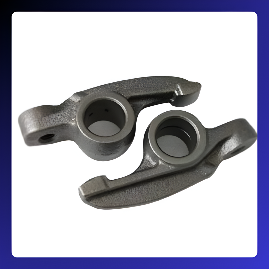 rrcomponent Original equipment manufacturers (OEMs) companies that make parts and equipment for other businesses to use Rajkot,gujarat,india A "rocker arm" is a pivoting lever component in an internal combustion engine that receives motion from the camshaft and transmits it to the engine valves, essentially opening and closing them to allow air and fuel intake and exhaust gas expulsion; it acts as a crucial part of the valve train, converting rotational camshaft motion into the linear movement needed to operate the valves effectively.
